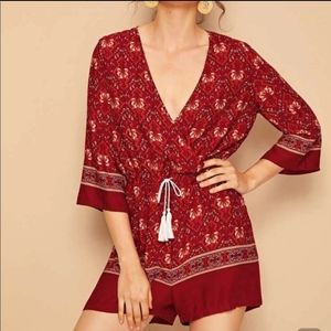Lightweight Print Romper